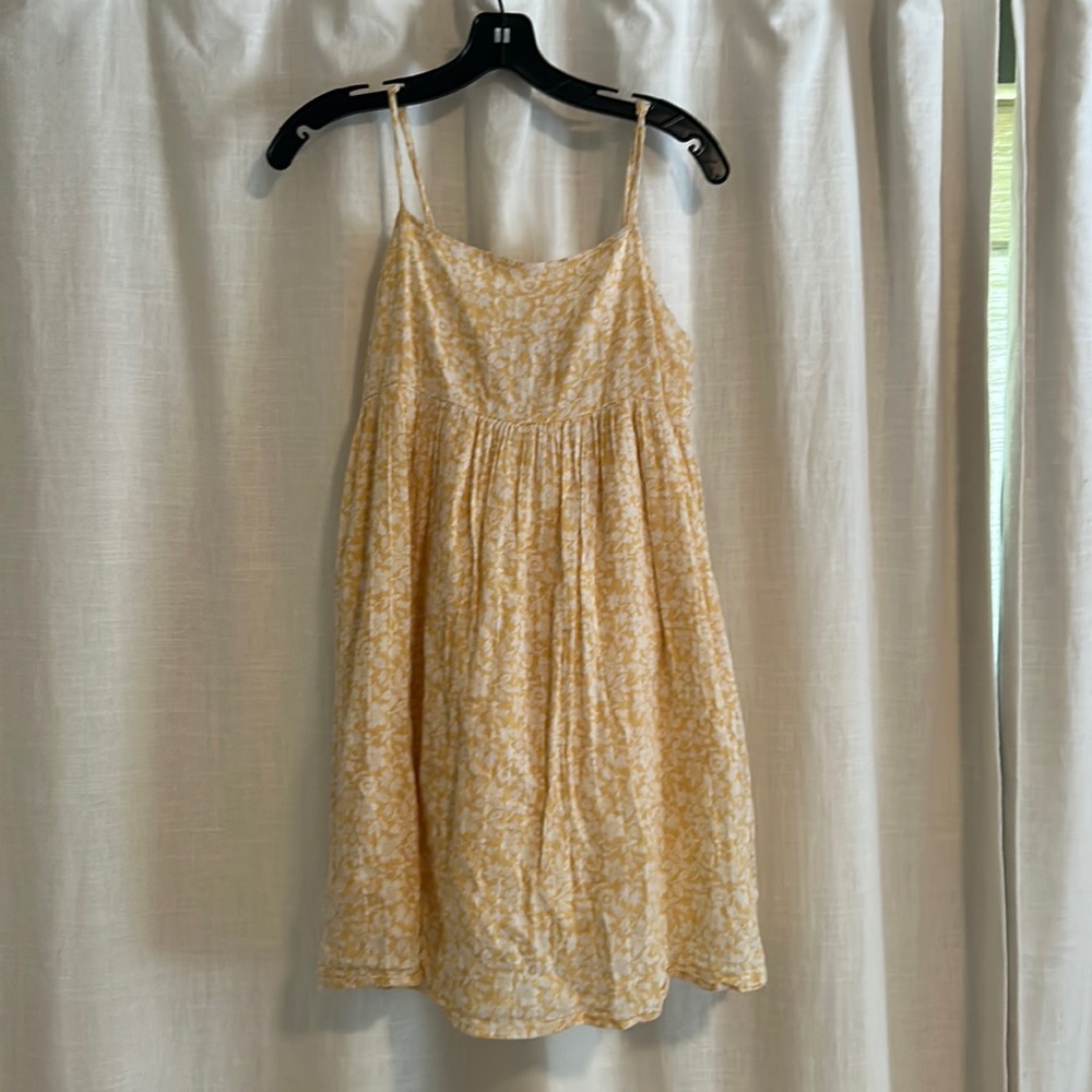 Yellow and white flower pattern dress from American Eagle
